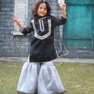 elaf minha black and grey gharara (10)