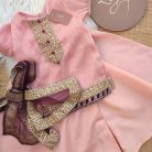 tea pink sharara set