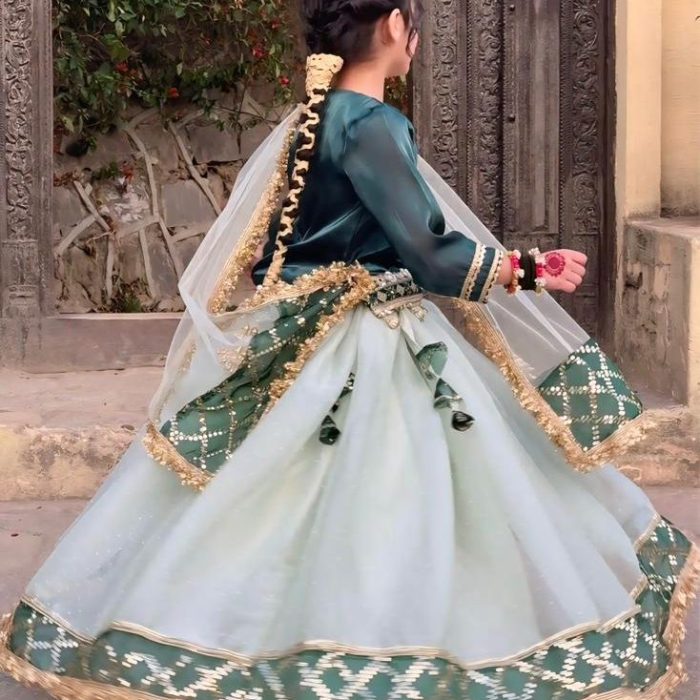 hoorain green lehnga choli (13) hoorain green lehnga choli (13)